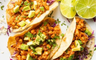 Tempeh Tacos with Avocado-Lime Cream Sauce Recipe